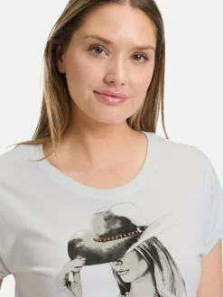 Betty Barclay Shirts & Tops*Damen Casual-Shirt weiß bedruckt