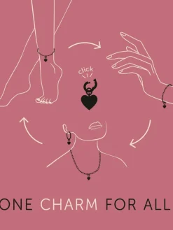 amor Schmuck*Damen Charm silber uni