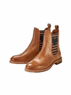 Crickit Boots & Stiefeletten*Damen Chelsea-Boots - AMY cognac uni