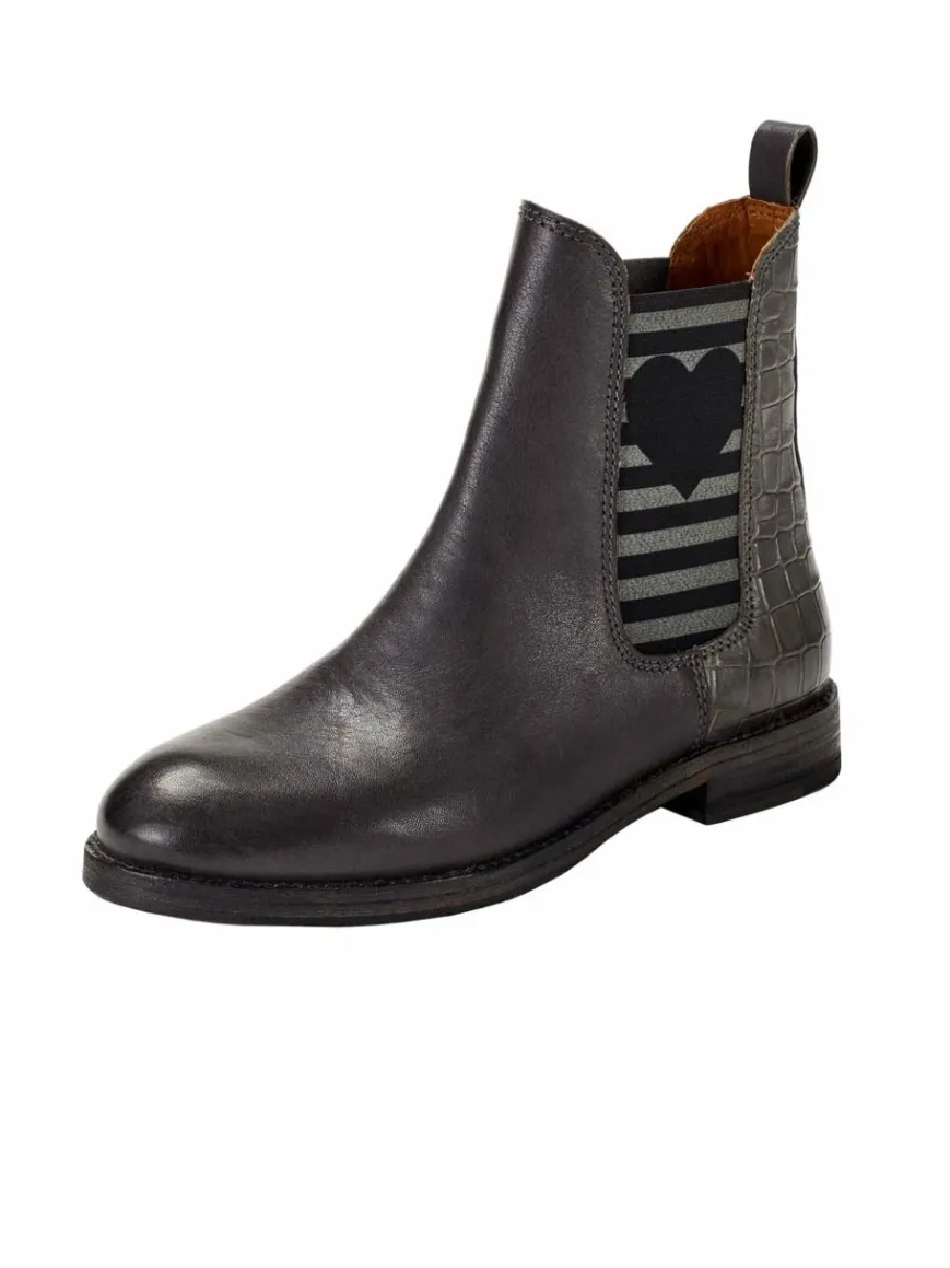 Crickit Boots & Stiefeletten*Damen Chelsea-Boots - AMY grau uni