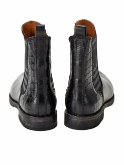 Crickit Boots & Stiefeletten*Damen Chelsea-Boots - AMY schwarz uni