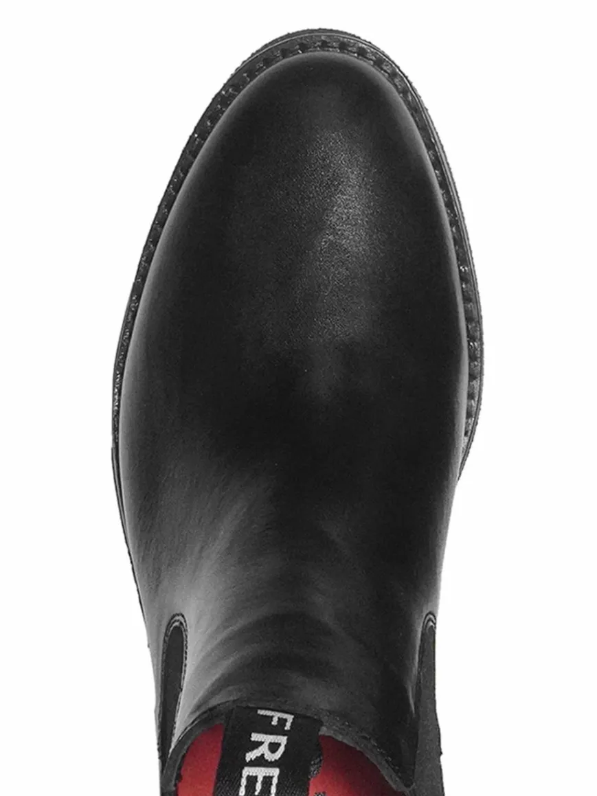 FREUDE Boots & Stiefeletten*Damen Chelsea-Boots - BIMBA schwarz bedruckt