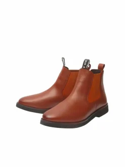 FREUDE Boots & Stiefeletten*Damen Chelsea-Boots - BIMBA cognac bedruckt