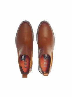 FREUDE Boots & Stiefeletten*Damen Chelsea-Boots - BIMBA cognac bedruckt