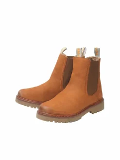 FREUDE Boots & Stiefeletten*Damen Chelsea-Boots - BOA cognac bedruckt