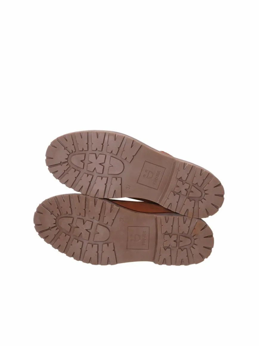 FREUDE Boots & Stiefeletten*Damen Chelsea-Boots - BOA cognac bedruckt