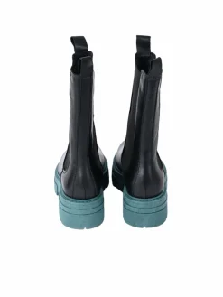 Apple of Eden Boots & Stiefeletten|Stiefel*Damen Chelsea-Boots - CHER schwarz petrol uni