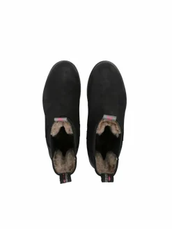 Crickit Boots & Stiefeletten*Damen Chelsea-Boots - EVE schwarz uni