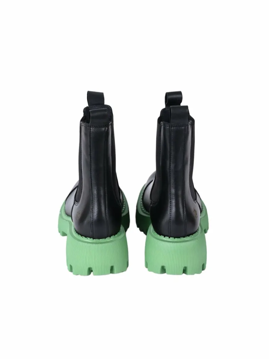 Apple of Eden Boots & Stiefeletten*Damen Chelsea-Boots - FLO lind schwarz uni