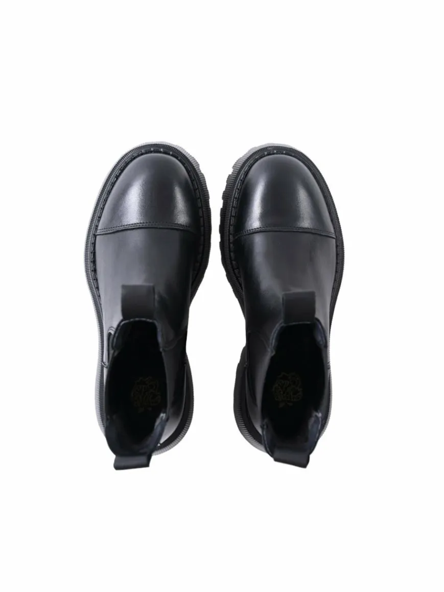 Apple of Eden Boots & Stiefeletten*Damen Chelsea-Boots - FLO schwarz uni