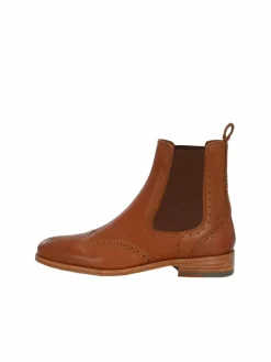 Crickit Boots & Stiefeletten*Damen Chelsea-Boots - HELEN cognac uni