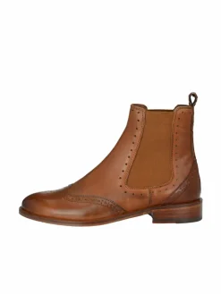 Crickit Boots & Stiefeletten*Damen Chelsea-Boots - HELEN cognac uni