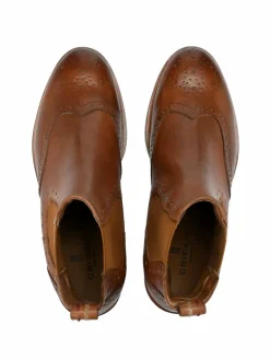 Crickit Boots & Stiefeletten*Damen Chelsea-Boots - HELEN cognac uni