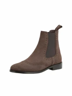 Crickit Boots & Stiefeletten*Damen Chelsea-Boots - HELEN braun uni