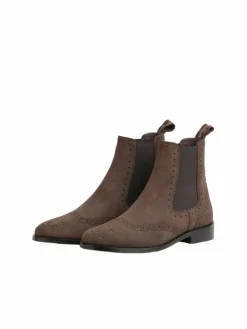Crickit Boots & Stiefeletten*Damen Chelsea-Boots - HELEN braun uni