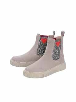 Crickit Boots & Stiefeletten*Damen Chelsea-Boots - MAJA taupe gestreift