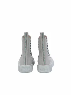 Crickit Boots & Stiefeletten*Damen Chelsea-Boots - MAJA grau gestreift