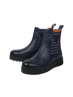 Crickit Boots & Stiefeletten*Damen Chelsea-Boots - NAELLE blau uni