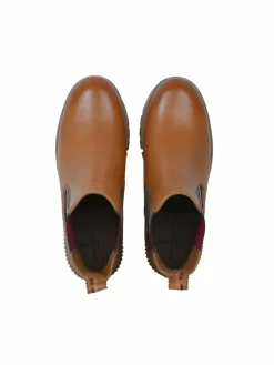 Crickit Boots & Stiefeletten*Damen Chelsea-Boots - NAELLE cognac bedruckt