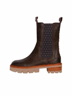 Crickit Boots & Stiefeletten*Damen Chelsea-Boots - NUNZIA braun bedruckt