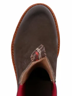 Crickit Boots & Stiefeletten*Damen Chelsea-Boots - NUNZIA braun bedruckt