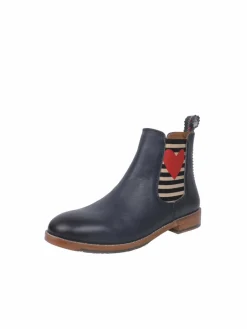 Crickit Boots & Stiefeletten*Damen Chelsea-Boots - PALOMA grau bedruckt