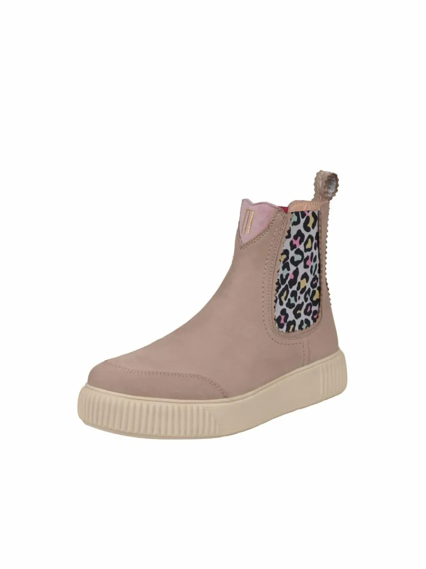 Crickit Boots & Stiefeletten*Damen Chelsea-Boots - ROMY beige bedruckt