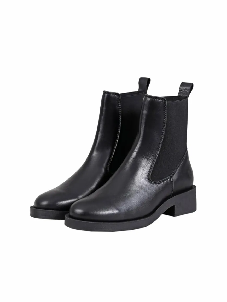 Apple of Eden Boots & Stiefeletten*Damen Chelsea-Boots - SELENE schwarz uni