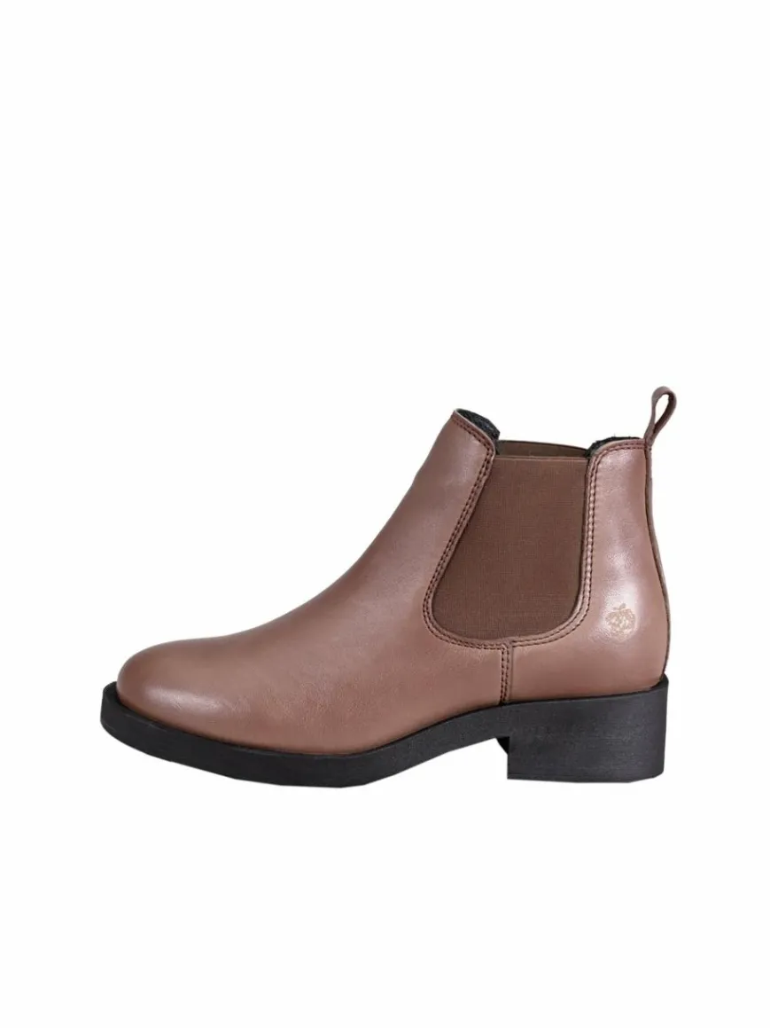 Apple of Eden Boots & Stiefeletten*Damen Chelsea-Boots - SIMONE taupe uni