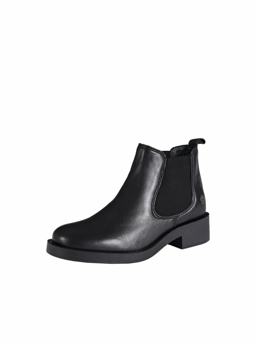 Apple of Eden Boots & Stiefeletten*Damen Chelsea-Boots - SIMONE schwarz uni