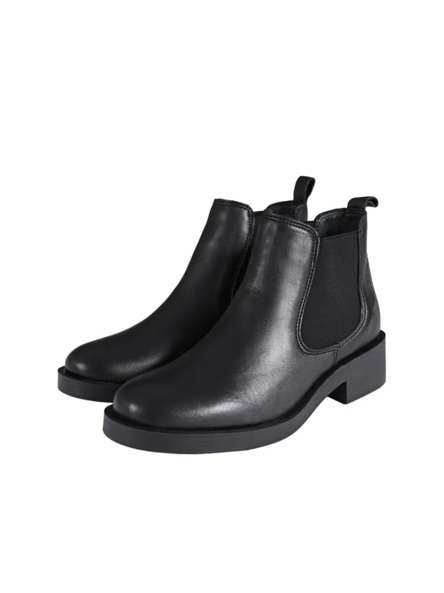 Apple of Eden Boots & Stiefeletten*Damen Chelsea-Boots - SIMONE schwarz uni