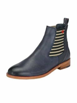 Crickit Boots & Stiefeletten*Damen Chelsea-Boots - SUVI blau uni