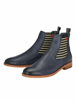 Crickit Boots & Stiefeletten*Damen Chelsea-Boots - SUVI blau uni