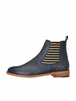 Crickit Boots & Stiefeletten*Damen Chelsea-Boots - SUVI blau uni