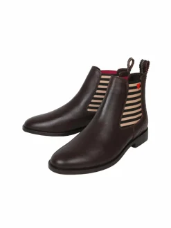Crickit Boots & Stiefeletten*Damen Chelsea-Boots - SUVI braun bedruckt