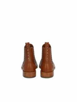 Crickit Boots & Stiefeletten*Damen Chelsea-Boots - SUVI cognac bedruckt