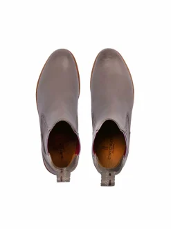 Crickit Boots & Stiefeletten*Damen Chelsea-Boots - SUVI taupe bedruckt