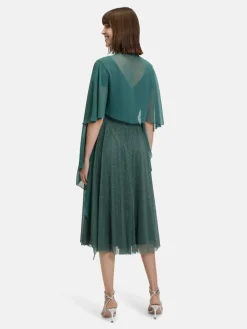 Vera Mont Pullover & Strickjacken*Damen Chiffonstola smaragd uni