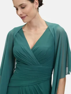 Vera Mont Pullover & Strickjacken*Damen Chiffonstola smaragd uni