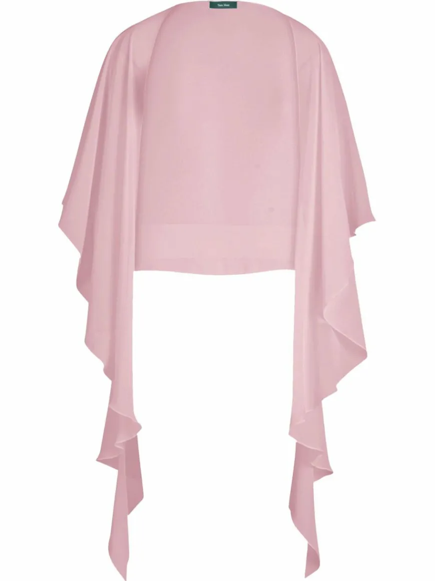 Vera Mont Pullover & Strickjacken*Damen Chiffonstola rosa uni