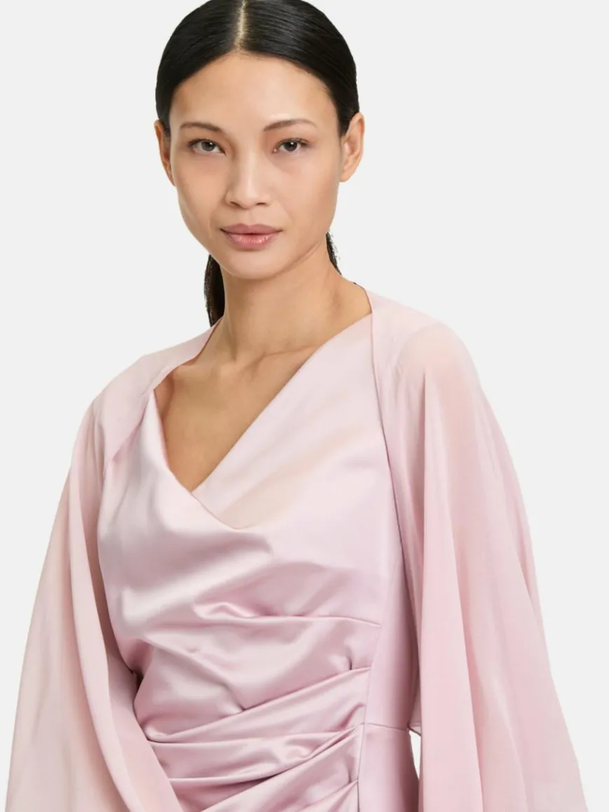 Vera Mont Pullover & Strickjacken*Damen Chiffonstola rosa uni