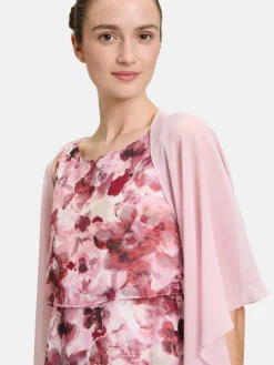 Vera Mont Pullover & Strickjacken*Damen Chiffonstola rosa uni