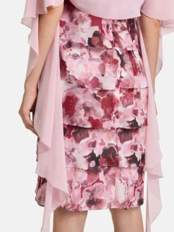 Vera Mont Pullover & Strickjacken*Damen Chiffonstola rosa uni