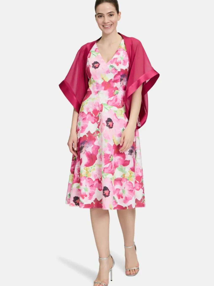 Vera Mont Schals & Tücher|Blazer*Damen Chiffonstola bordeaux uni