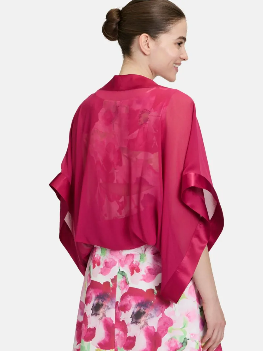 Vera Mont Schals & Tücher|Blazer*Damen Chiffonstola bordeaux uni