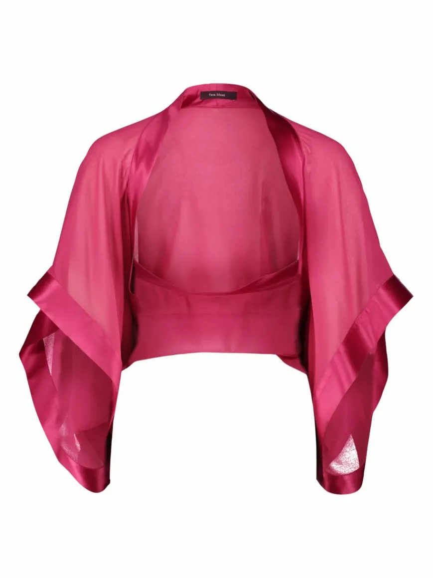 Vera Mont Schals & Tücher|Blazer*Damen Chiffonstola bordeaux uni