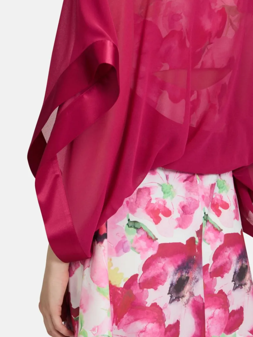 Vera Mont Schals & Tücher|Blazer*Damen Chiffonstola bordeaux uni