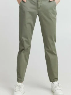 OXMO Hosen*Damen Chinohose - OXChilli grün uni