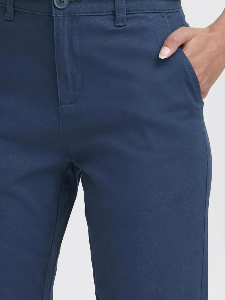 OXMO Hosen*Damen Chinohose - OXKVITANA blau uni