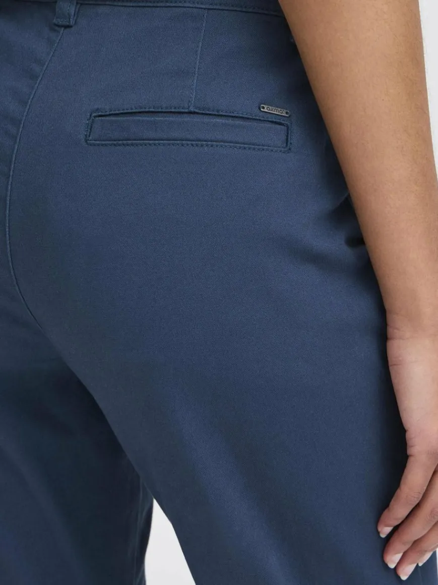 OXMO Hosen*Damen Chinohose - OXKVITANA blau uni